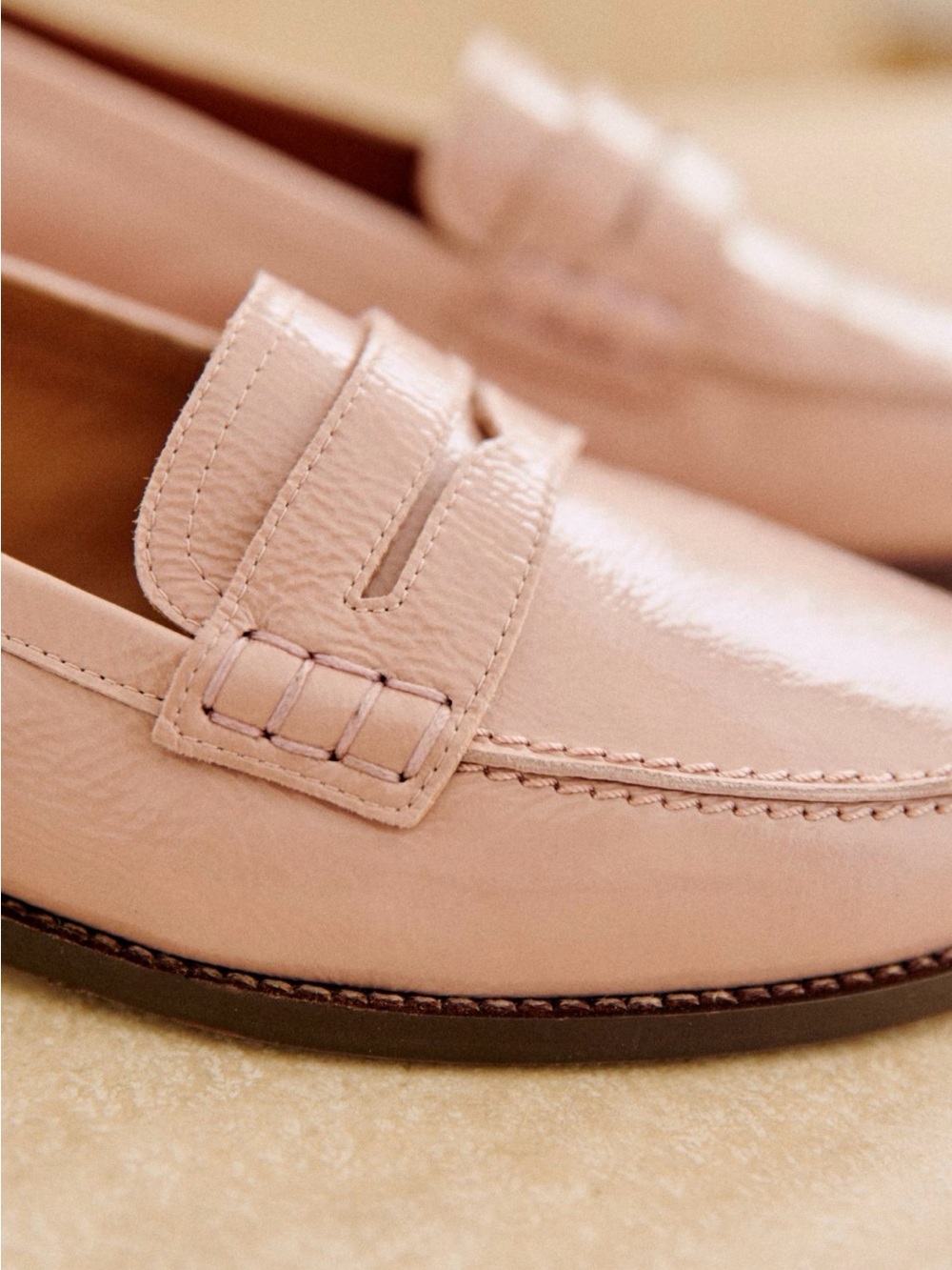 🌱Sézane Andre loafers in patent pale pink - US 6.5 or EU 37 - Picture 5 of 11
